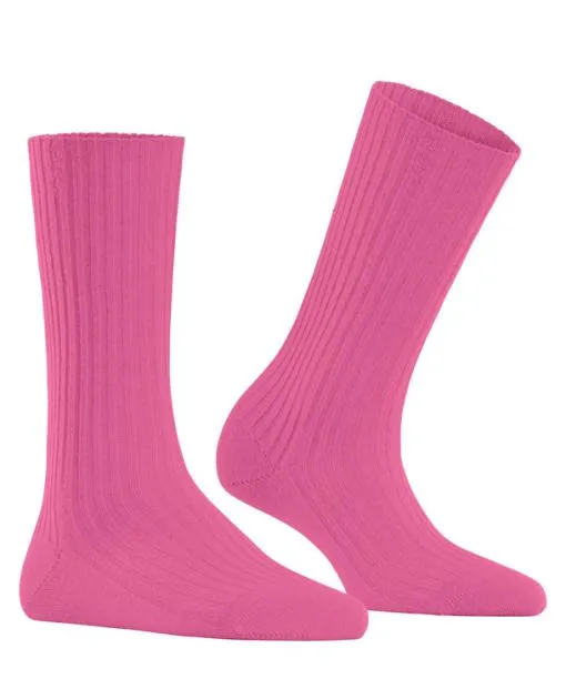 Women Cosy Wool Boot Women Socks Pink FALKE Socks