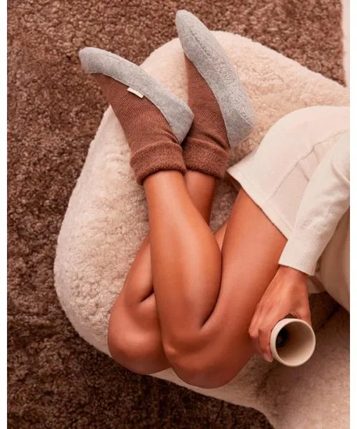 Women Cosyshoe Women Slippers Light Grey FALKE House Socks and Slippers