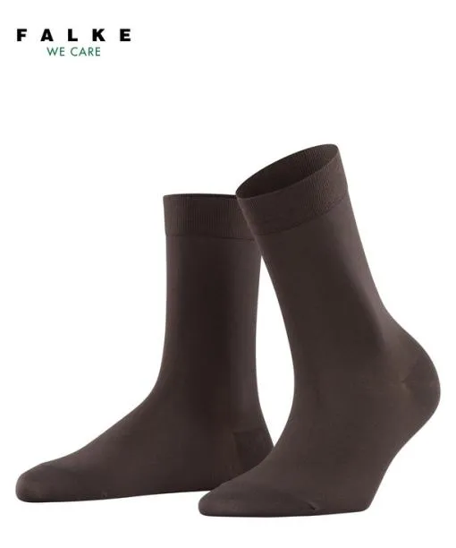 Women Cotton Touch Women Socks Dark Brown FALKE Socks
