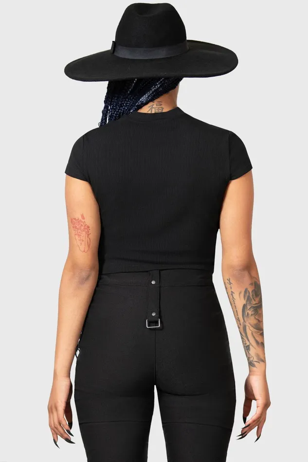 Women Crop Killstar Alchemistry Top