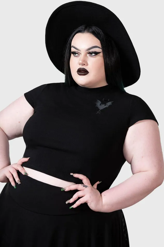 Women Crop Killstar Alchemistry Top