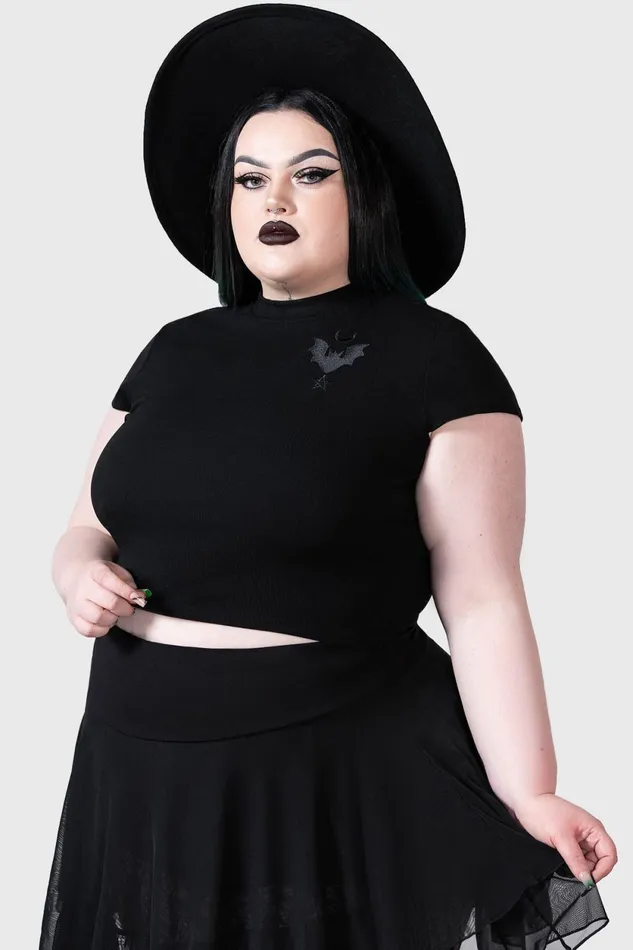 Women Crop Killstar Alchemistry Top