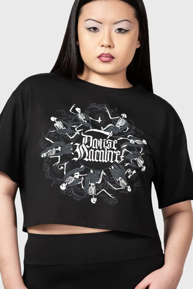 Women Crop Killstar Danse Macabre Crop Top