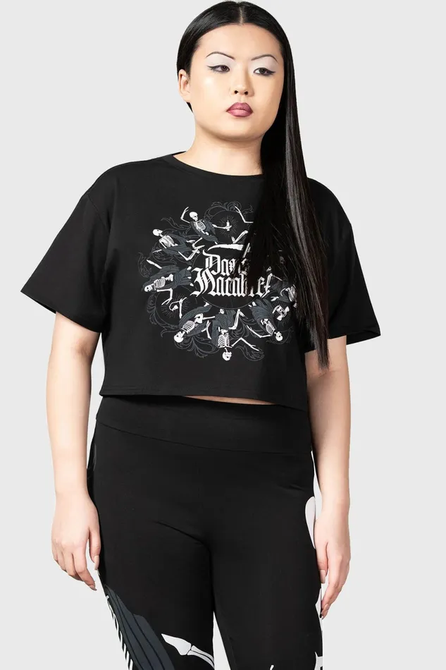 Women Crop Killstar Danse Macabre Crop Top