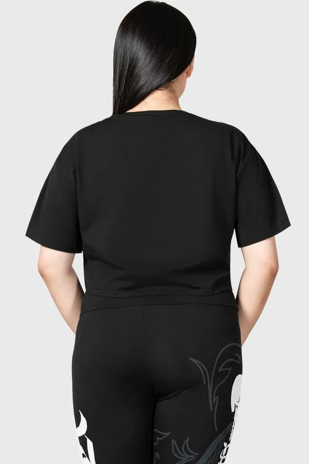Women Crop Killstar Danse Macabre Crop Top