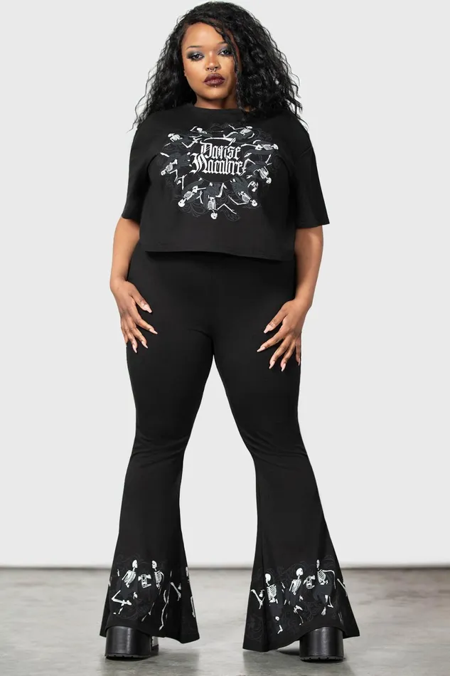Women Crop Killstar Danse Macabre Crop Top