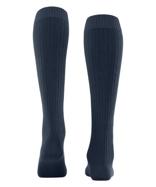 Women Cross Knit Women Kneehigh Socks Space Blue FALKE Knee High Socks