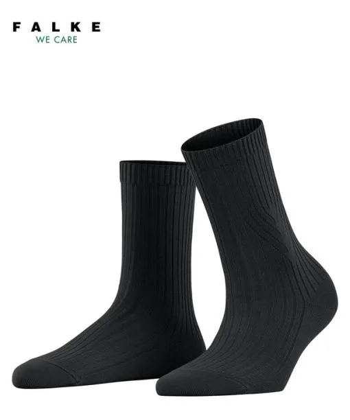 Women Cross Knit Women Socks Black FALKE Socks