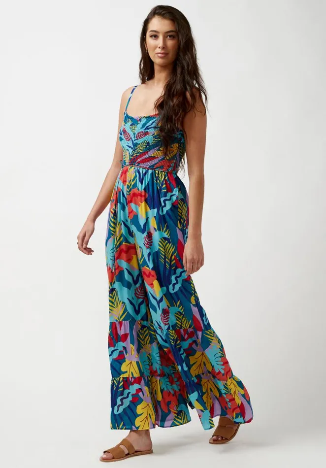 Women Dannika Rainforest Lake Jumpsuit Rainforest Lake Buffalo David Bitton Dresses and Jumpsuits