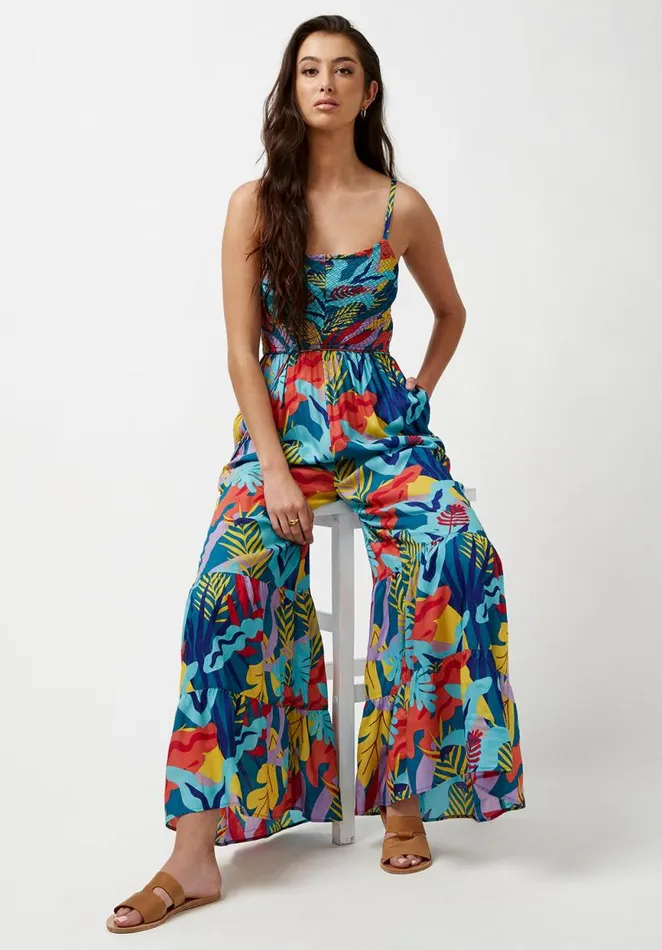Women Dannika Rainforest Lake Jumpsuit Rainforest Lake Buffalo David Bitton Dresses and Jumpsuits