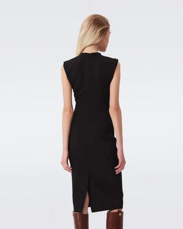 Women Darrius Sleeveless Jersey Dress Black DVF Dresses