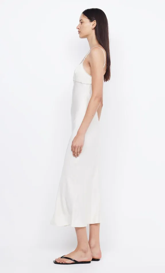 Women Dresses Bec Bridge EMERY MIDI DRESS Ivoryblack