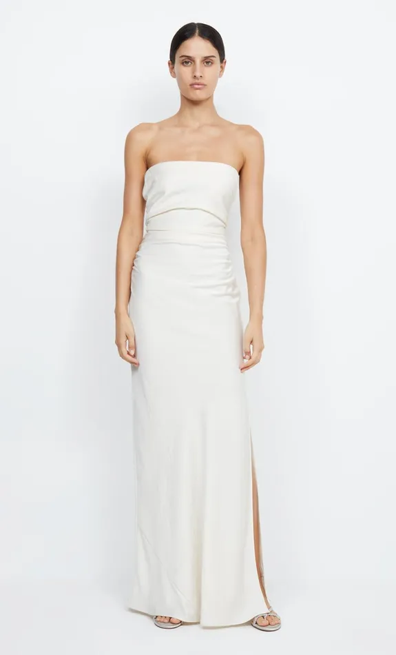 Women Dresses Bec Bridge ETERNITY STRAPLESS MAXI Cream