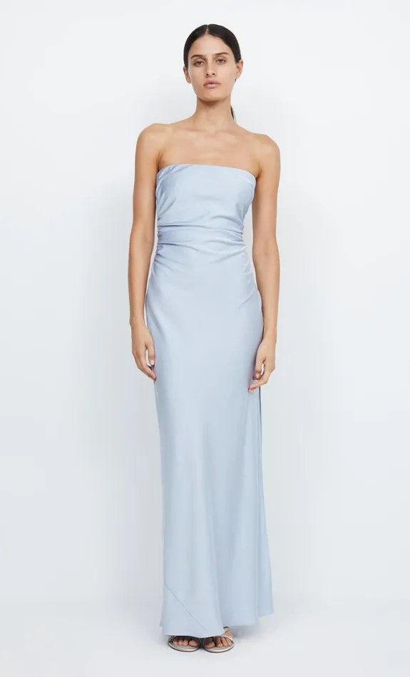 Women Dresses Bec Bridge ETERNITY STRAPLESS MAXI Dusty Blue