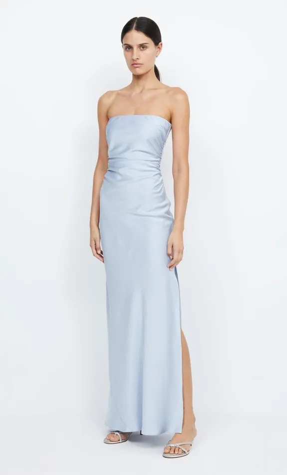 Women Dresses Bec Bridge ETERNITY STRAPLESS MAXI Dusty Blue