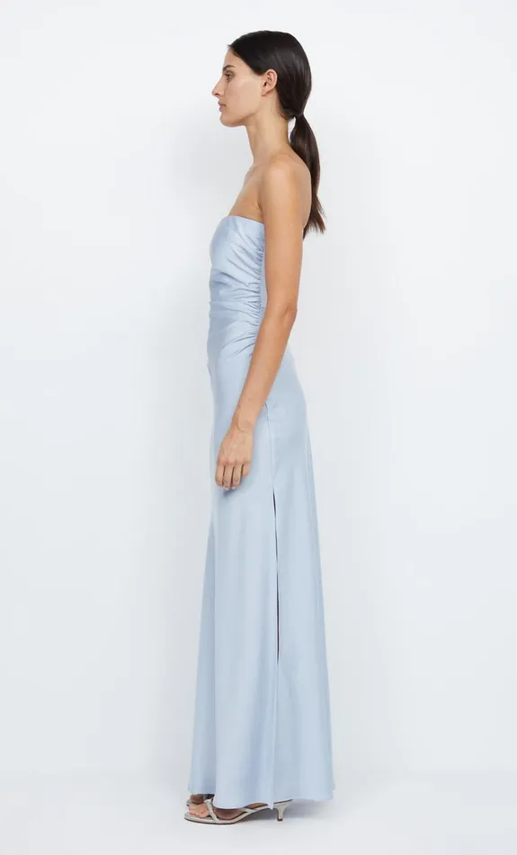 Women Dresses Bec Bridge ETERNITY STRAPLESS MAXI Dusty Blue