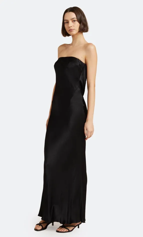 Women Dresses Bec Bridge MOON DANCE STRAPLESS DRESS Black