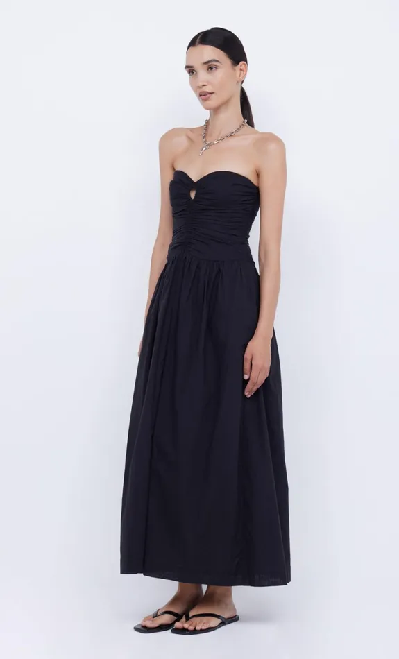 Women Dresses Bec Bridge PALMER STRAPLESS MAXI Black