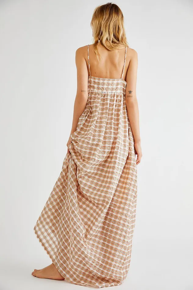 Women Dresses Free People Hattie Dress Plaid