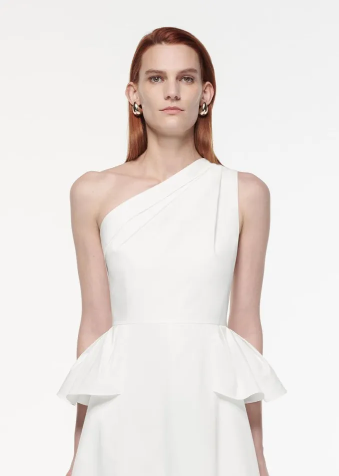Women Dresses Roland Mouret Asymmetric Hip Detail Dress