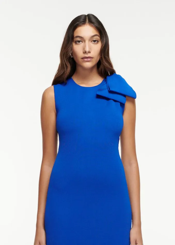 Women Dresses Roland Mouret Flat Knit Bow Maxi Dress