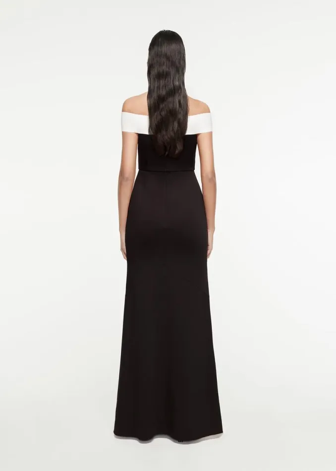 Women Dresses Roland Mouret Off The Shoulder Stretch Cady Gown