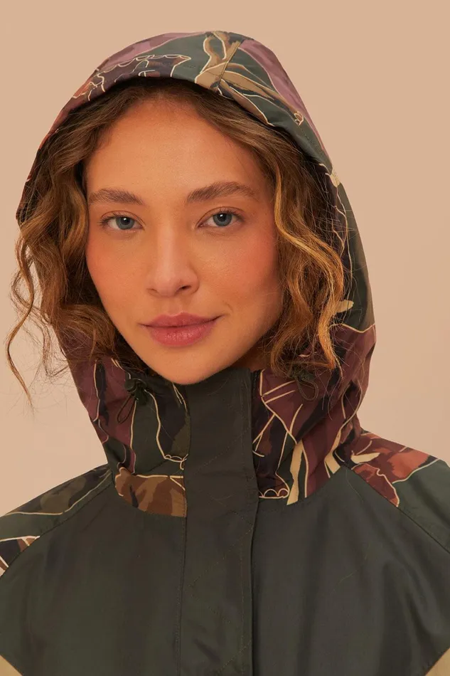 Women Elephants Maxi Raincoat Elephants Mix FARM Rio Coats