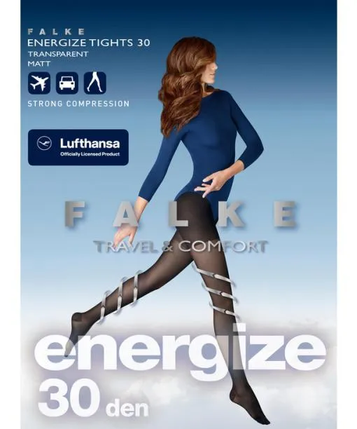 Women Energize 30 DEN Women Tights Graphite FALKE Functionals
