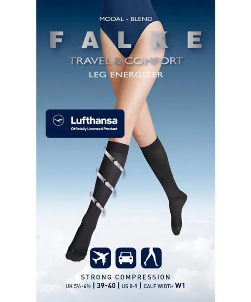 Women Energizer Women Kneehigh Socks Black FALKE Knee High Socks