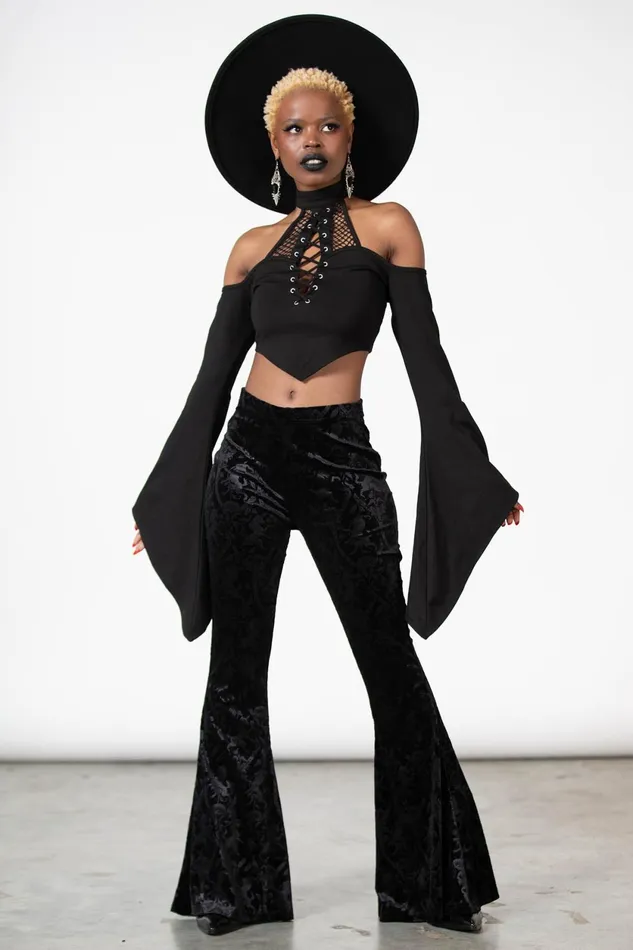 Women Flares Killstar Dark Dynasty Flares B