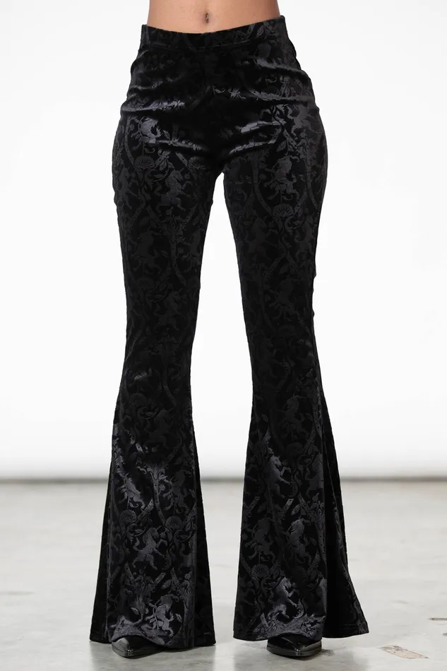 Women Flares Killstar Dark Dynasty Flares B