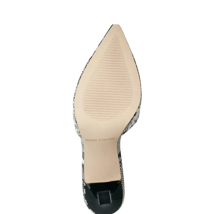 Women Hadya Slingback Pump Snake Print Marc Fisher Heels and Pumps