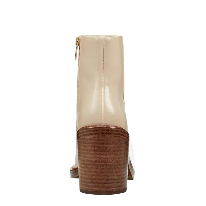 Women Haleena Round Toe Bootie Nude Marc Fisher Casual Boots