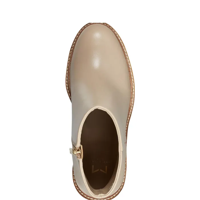 Women Haleena Round Toe Bootie Nude Marc Fisher Casual Boots