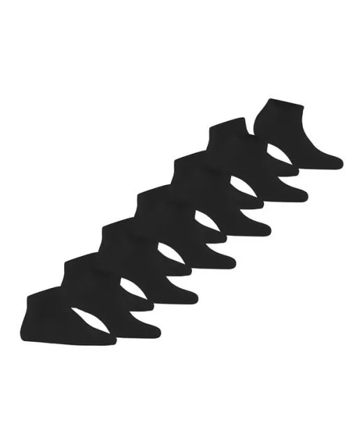 Women Happy Bundle 6Pack Women Sneaker Socks Black FALKE Ankle Socks