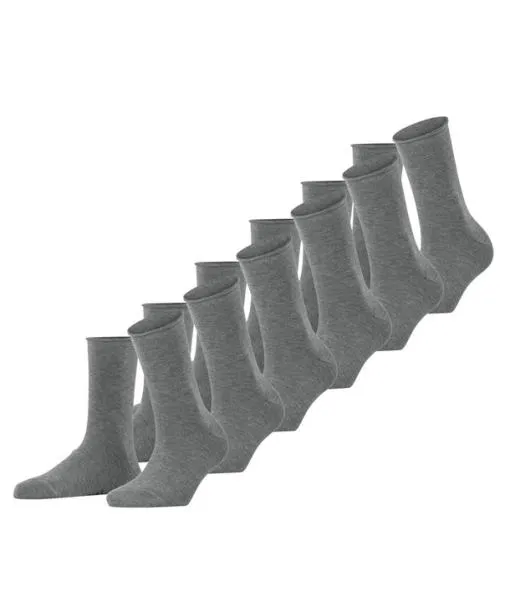Women Happy Bundle 6Pack Women Socks Light Greymel FALKE Socks