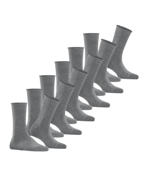 Women Happy Bundle 6Pack Women Socks Light Greymel FALKE Socks