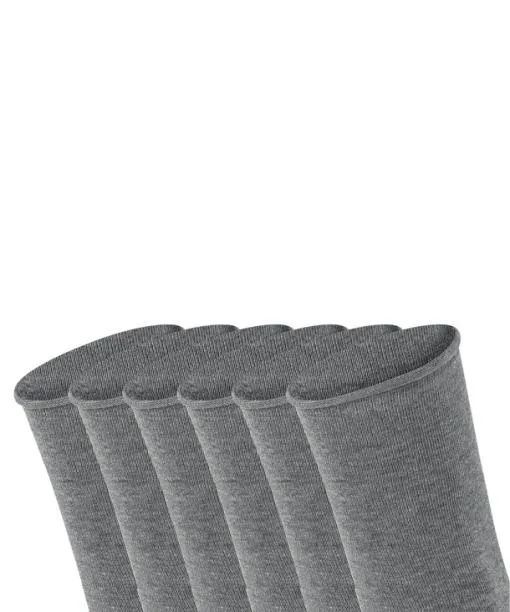 Women Happy Bundle 6Pack Women Socks Light Greymel FALKE Socks