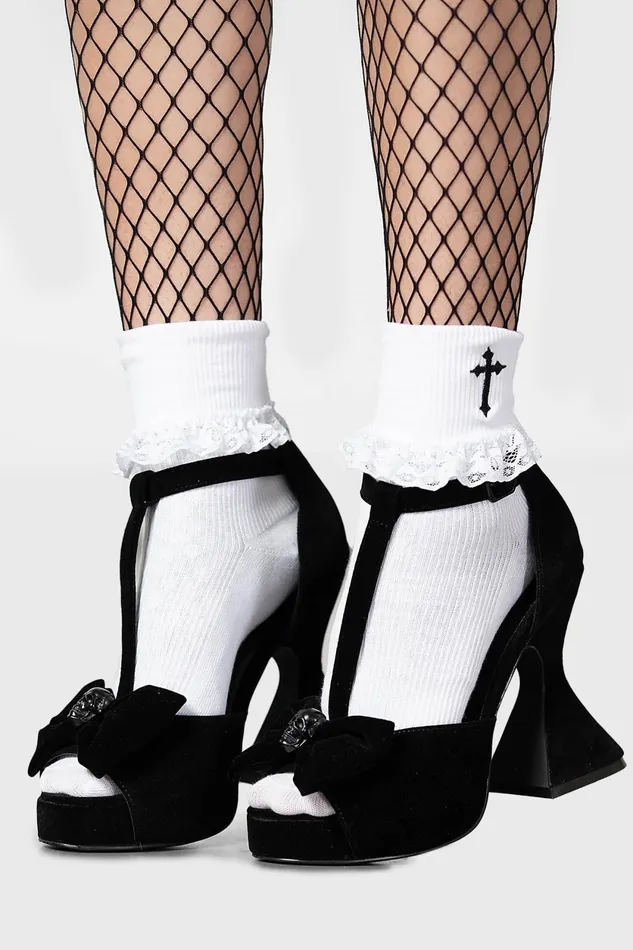 Women Heels Killstar Ravenette Pumps