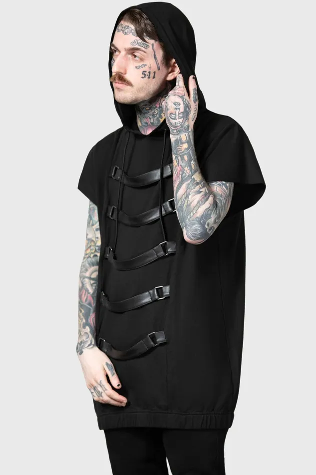 Women Hoodies Killstar Skonnad Sleeveless Hoodie