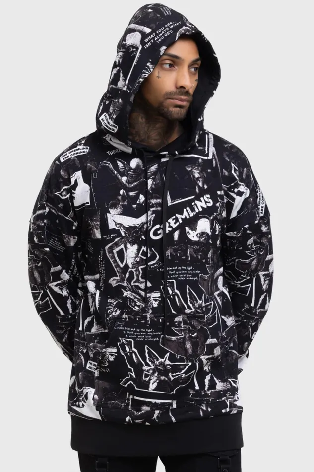Women Hoodies Killstar The Gremlins Are Coming Hoodie