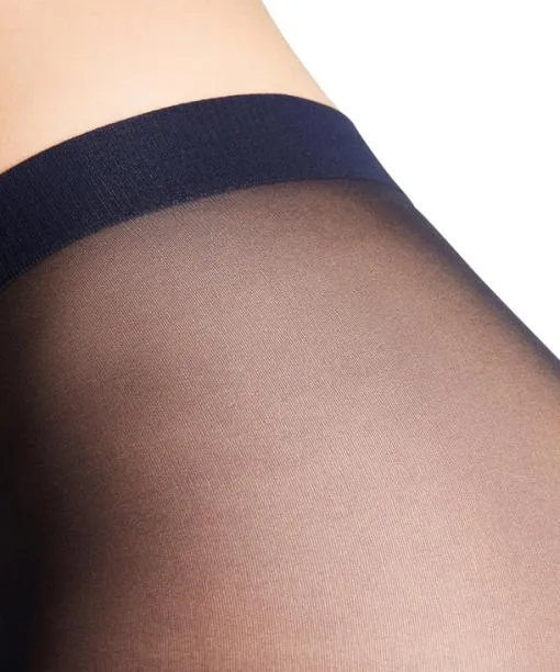Women Invisible Deluxe 8 DEN Women Tights Marine FALKE Tights and Leggings