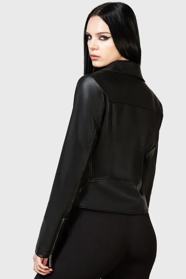 Women Jackets and Coats Killstar Night Wrath Biker Jacket