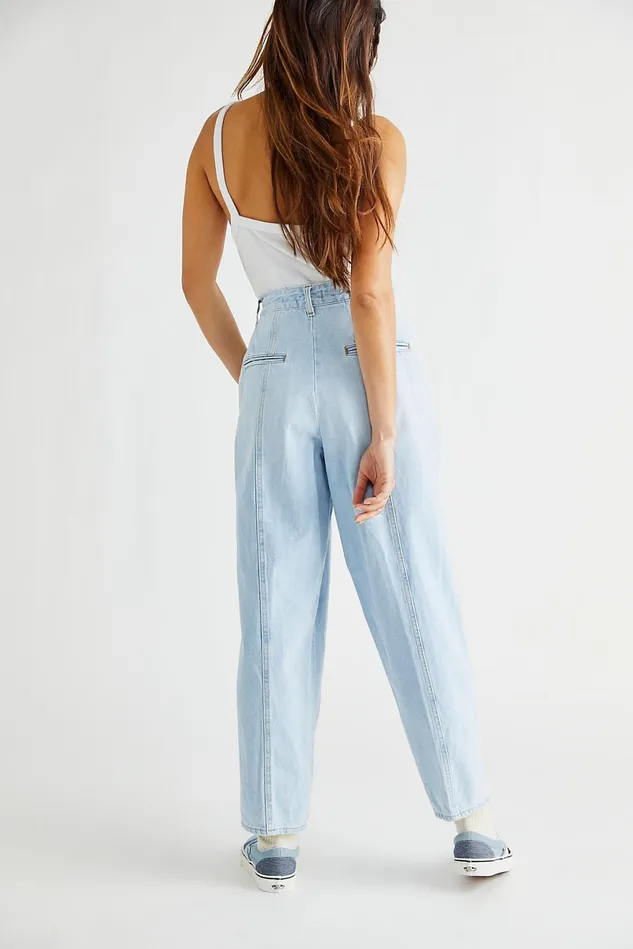 Women Jeans Free People Bella Jeans Light Blue