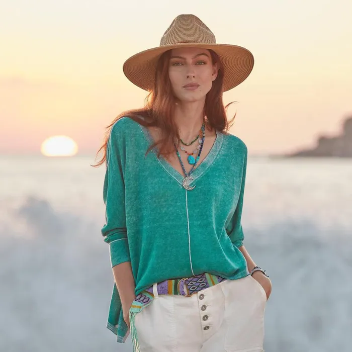 Women Johanna Sweater Cactus Flower Sundance Catalog Sweaters Women Johanna Sweater Cactus Flower Sundance Catalog Sweaters