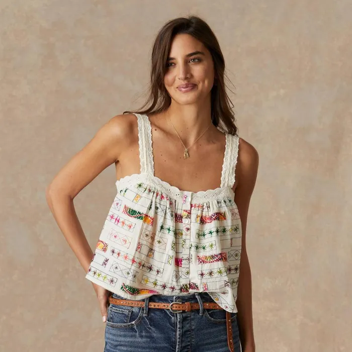 Women Joyous Dawn Tank Rainbow Sundance Catalog Tops Women Joyous Dawn Tank Rainbow Sundance Catalog Tops
