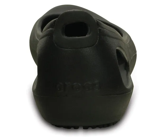 Women Kadee Work Flat Black Crocs Flats