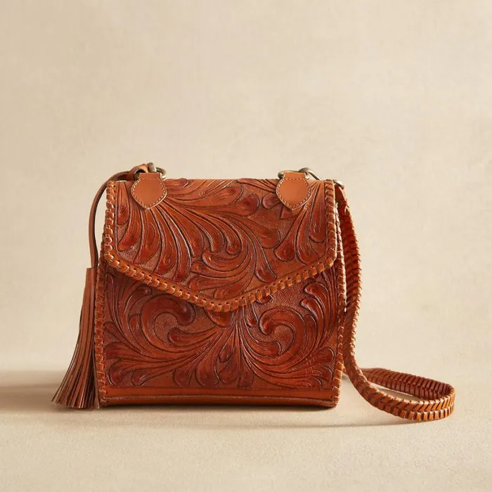 Women Katari Crossbody Bag Cognac Sundance Catalog Handbags