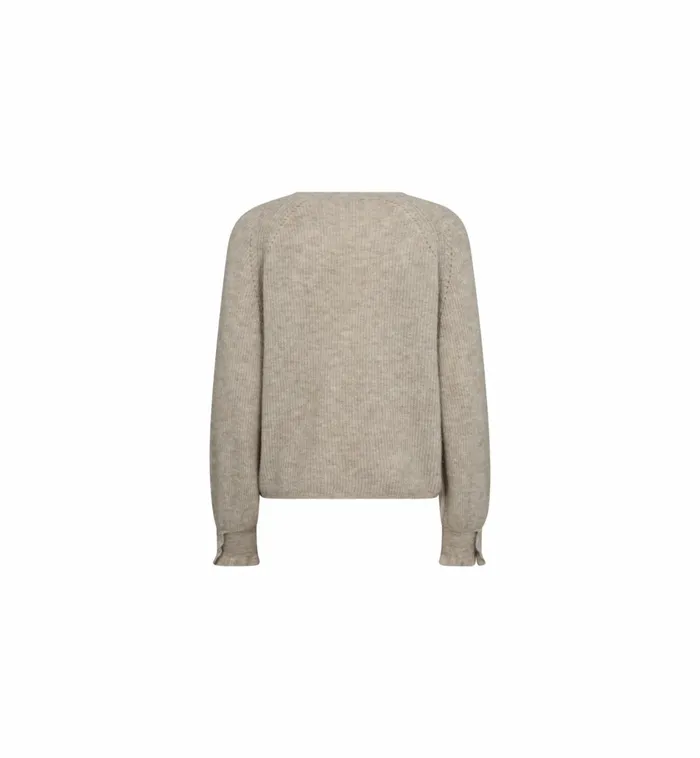 Women Knits MOS MOSH MMTalli LS Knit Feather Gray
