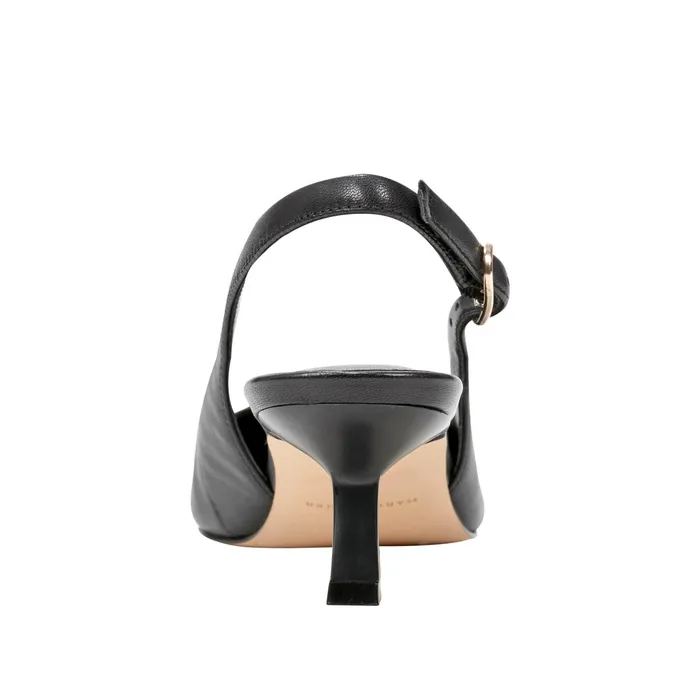 Women Kory Slingback Pump Black Leather Marc Fisher Heels and Pumps